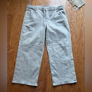 NWT American Eagle Outfitters Stovepipe Stretch Grey Size 18